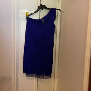 Cobalt blue-Gatsby flapper dress